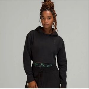 lululemon athletica Black Cropped Hoodie